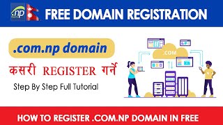 How to Register Free Domain in Nepal | How to get a Free .com.np Domain Name In Nepal 
