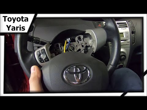 Снимаем airbag Toyota Yaris