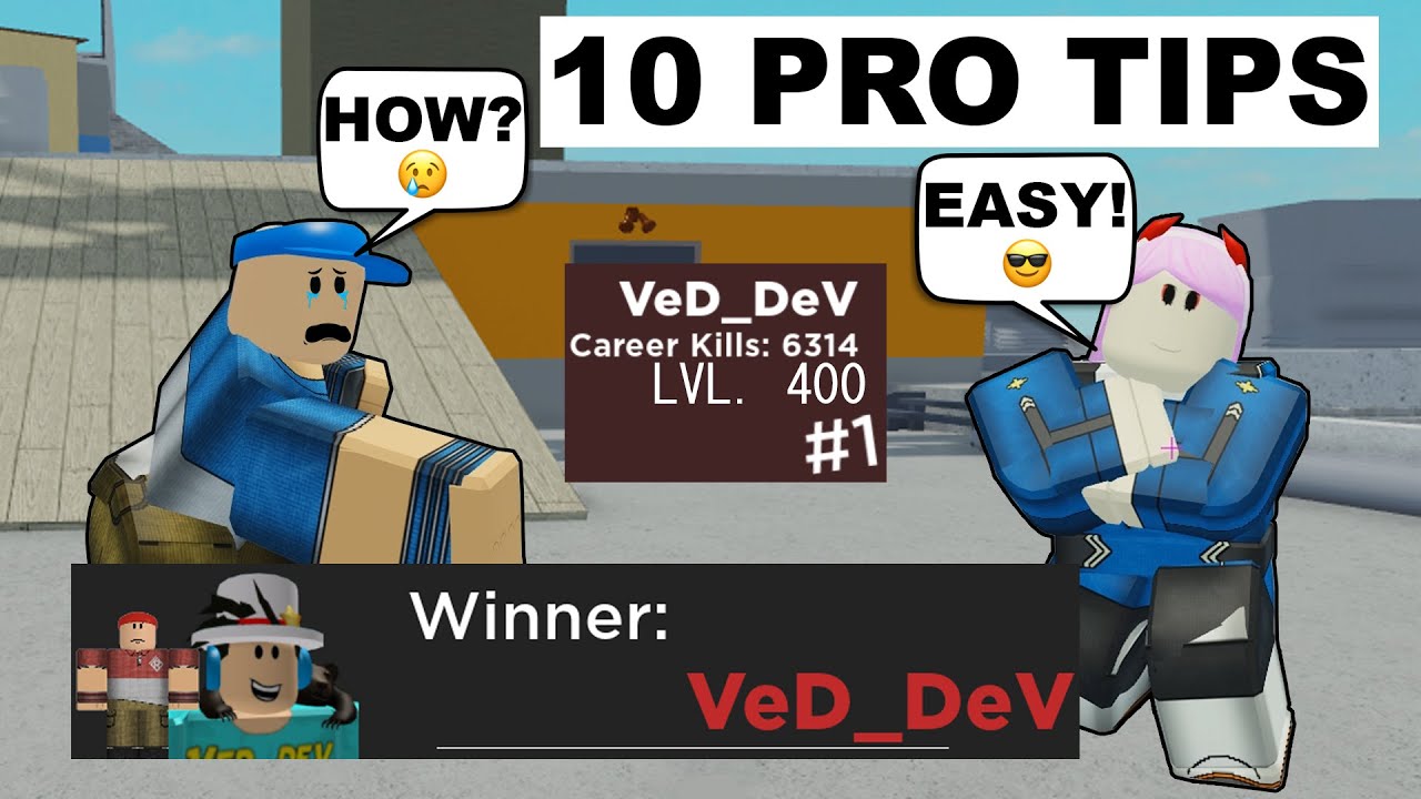 10 Tips To Become A Pro In Arsenal Roblox Youtube - roblox pro tips