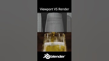 Viewport vs Render - Professional Commercial in Blender
