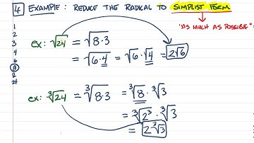 Alg II Video Lesson 6 2 Multiplying & Dividing Radical Expressions