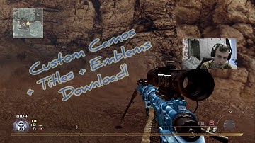 IW4X Custom Camos + Titles + Emblems Tutorial/Download 🎮 #iw4x #custom #camos #tutorial #download