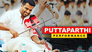 Balabhaskar Performance  At Puttaparthi | Thillana | Onam Celebrations