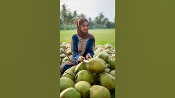 Coconut Cutting ASMR | Perfect Knife Skills for Beginners