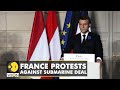 France cancels defence meeting with UK | Protests against Submarine deal | World English News | WION