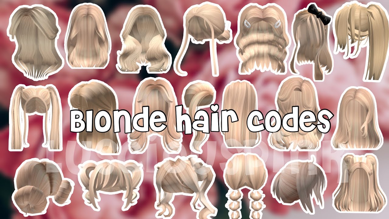 material girl blonde hair roblox id