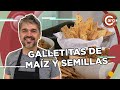 ¿CÓMO HAGO GALLETITAS DE MAIZ Y SEMILLAS?