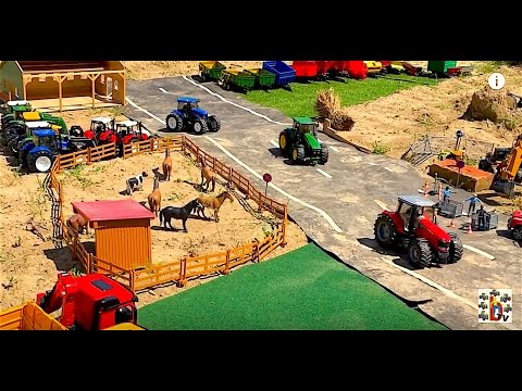 BRUDER TRAKTOR FARM Village II. RC Tractors - YouTube