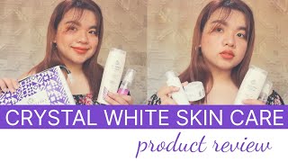 AFFORDABLE LOCAL SKIN CARE?! (UNDER PHP 270) | CRYSTAL WHITE SKIN CARE REVIEW