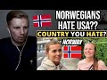 Reaction to which country do you hate the most norway