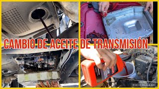 01 f150 transmission fluid change with torque converter drain / Cambio de aceite de transmission