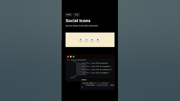 Create Social Icons using HTML CSS and JavaScript #coding #webdevelopment 🚀