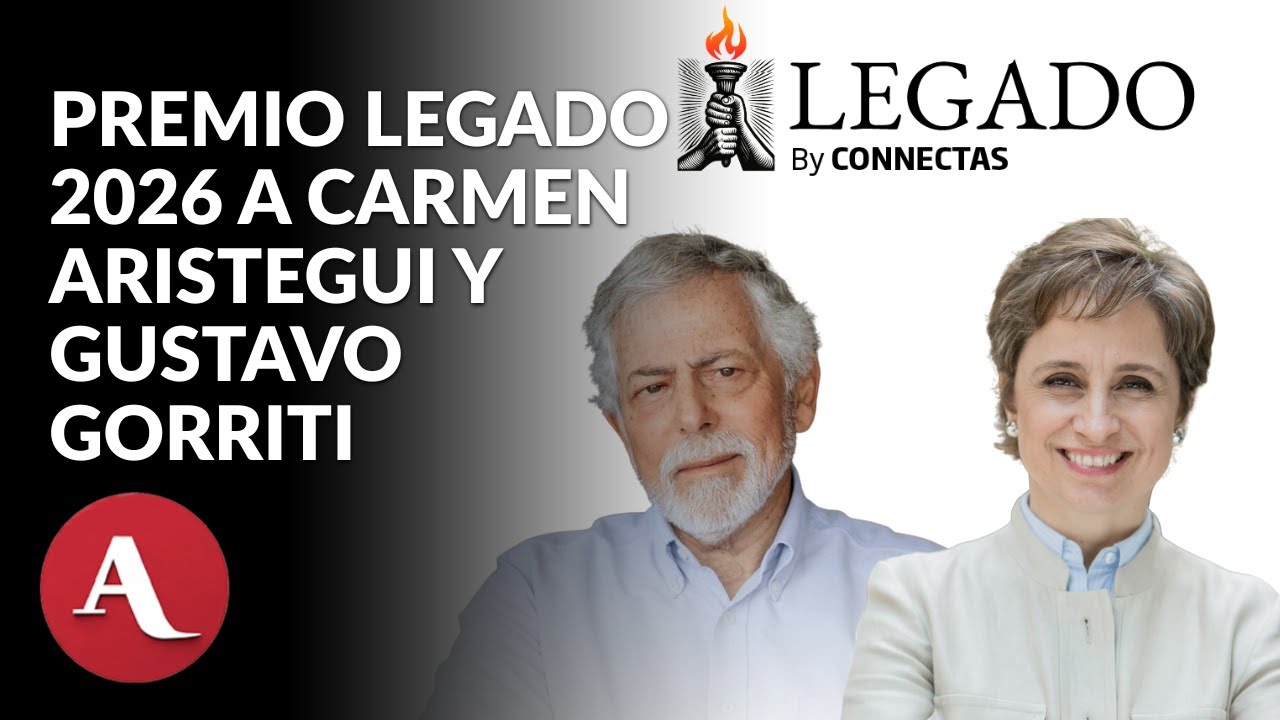 Carmen Aristegui y Gustavo Gorriti reciben el Premio Legado 2026 en Colombia