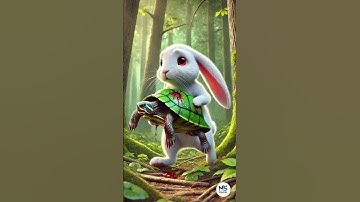 The rabbit saved the turtle