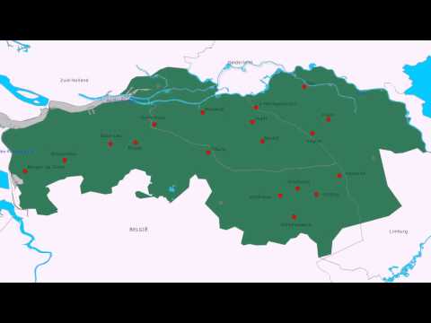 Topografie Provincie Noord-Brabant