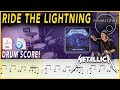 Ride The Lightning Metallica DRUM SCORE Sheet Music 151 DRUMSCRIBE