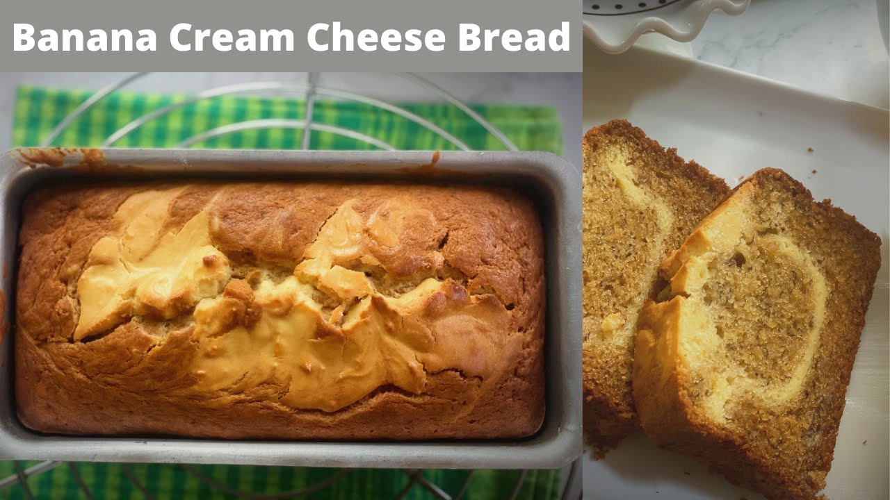 Banana Cream Cheese Bread Recipe | Perfectly Moist Banana Bread with Cream Cheese | Deepali Ohri