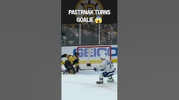 Pastrnak’s CRAZY Save!