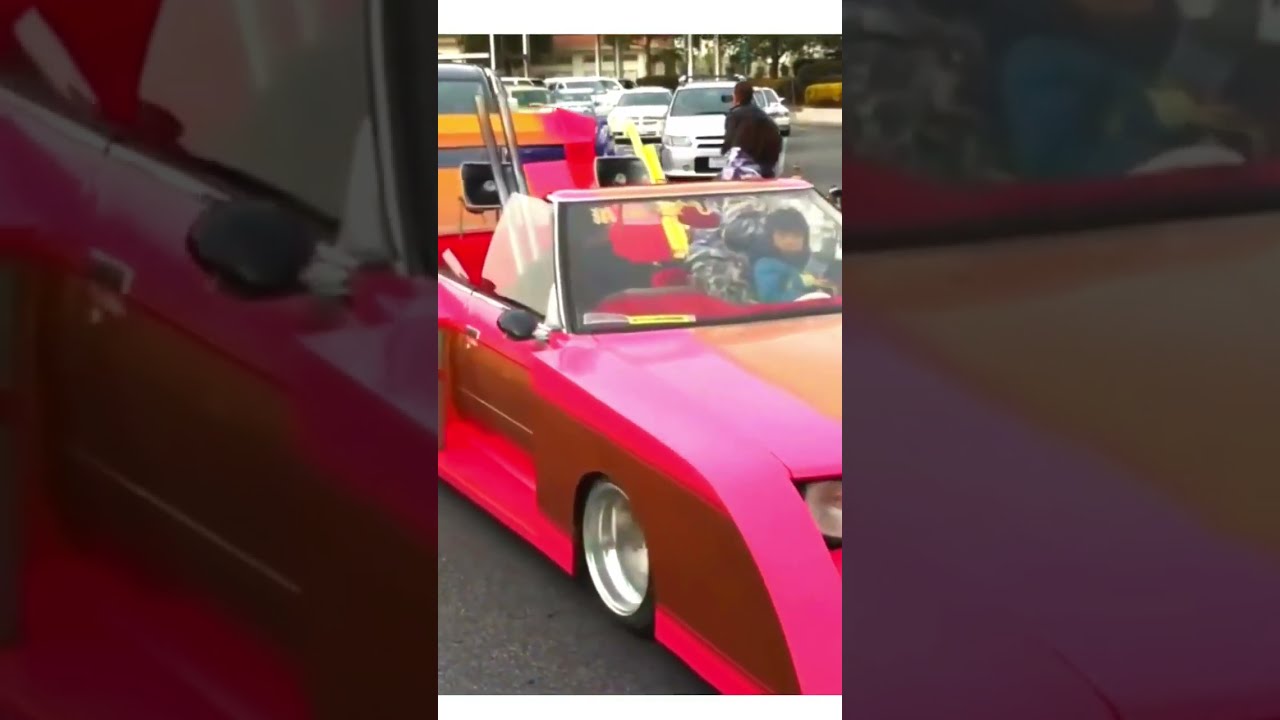 ミニカー CUSTOM CAR SHOW OSAKA JAPAN PASSION PINK Bosozoku Style Japanese Custom Cars #bosozoku #customcars