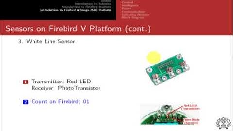 Introduction to sensors on FireBirdV ATMEL ATmega2560