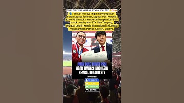 IWAN BULE USULKAN STY UNTUK MELATIH TIMNAS KEMBALI?🤔🇮🇩🔥 #pssi #shintaeyong #iwanbule #erickthohir
