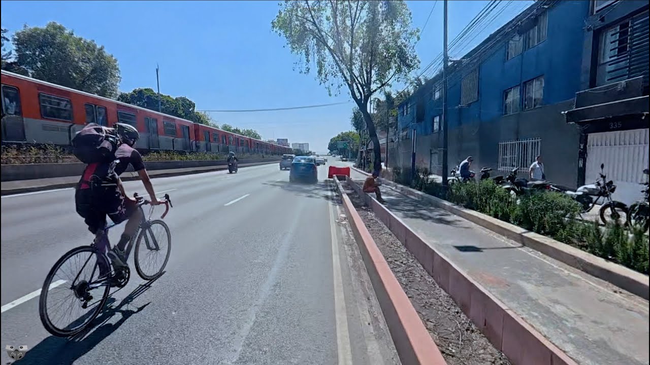 Ciclovia Tlalpan de plaza tlaxcoaque a Taxqueña Asi van los Trabajos de ciclovia 2025