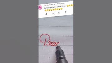 Prachi beautiful name write in cursive writing #writing#cursive#beautiful name#short clip#shorts