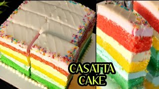 💯 Perfect Cassata cake recipe| No oven| no beater| cassata cake| cake recipe| chikkus dine