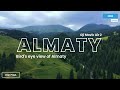 Вид на Алматы с высоты птичьего полета (Bird's eye view of Almaty 2020) #алматы #drone