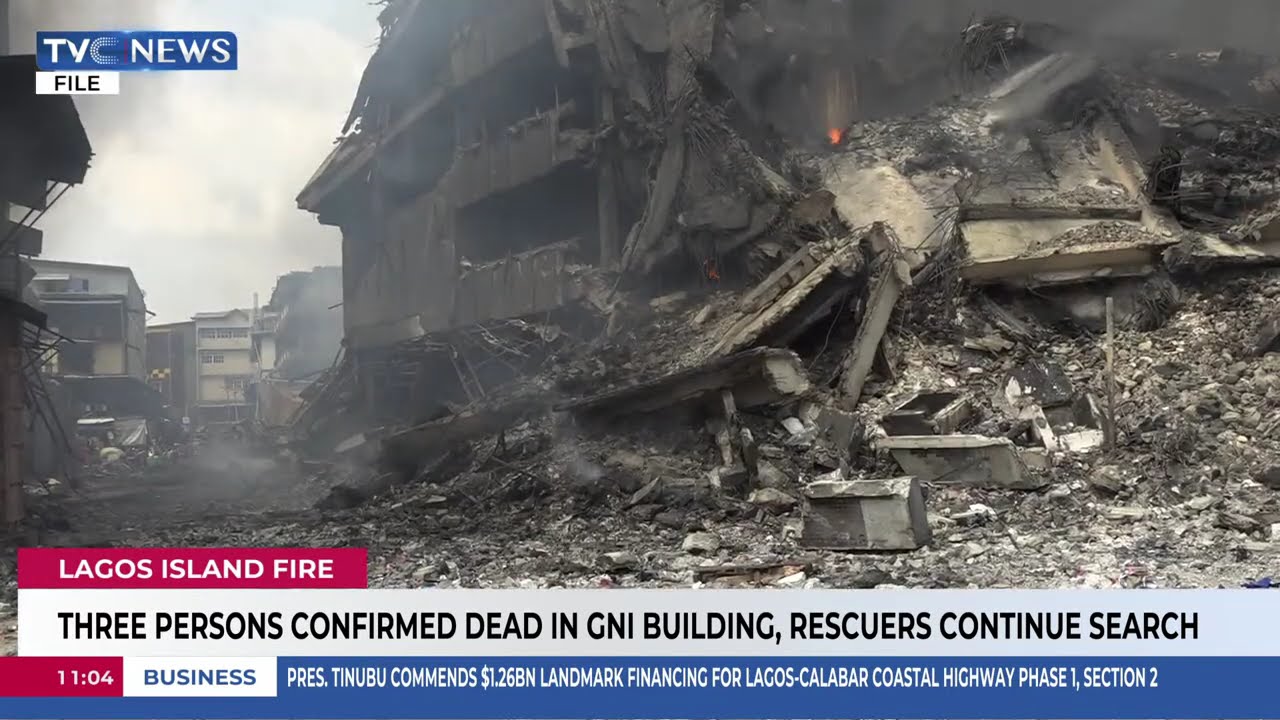 Three Persons Confirmed Dead In Gni Building, Rescuers Continue Search