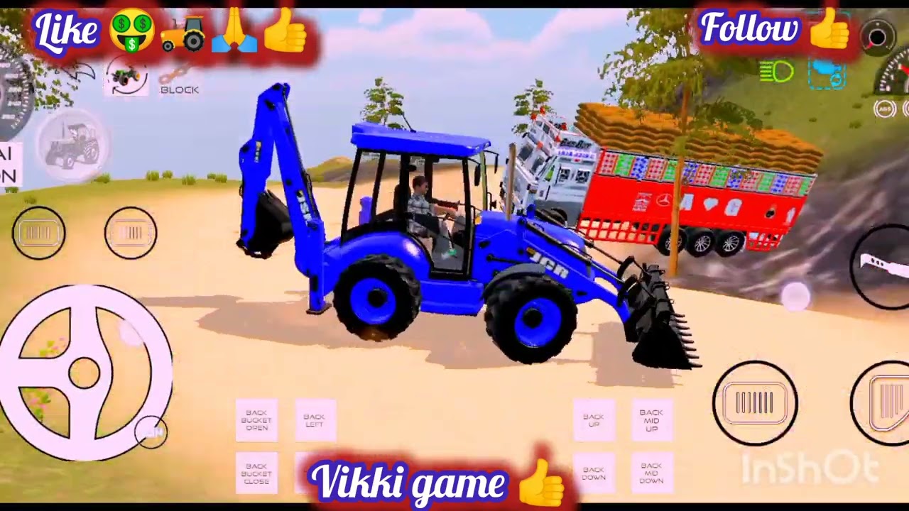 ट्रैकों को शहर से ले जाते हुए🤑truck aur JCB ka look standmodification🚜ट्रक आगे उठाते हुए मोडिफिकेशन🤑