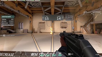 VALORANT - Shooting Range HARD mode with Phantom 27/30