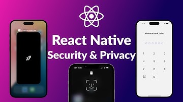 React Native Security & Privacy | Face ID Authentication, Lock Screen & Overlay Screen
