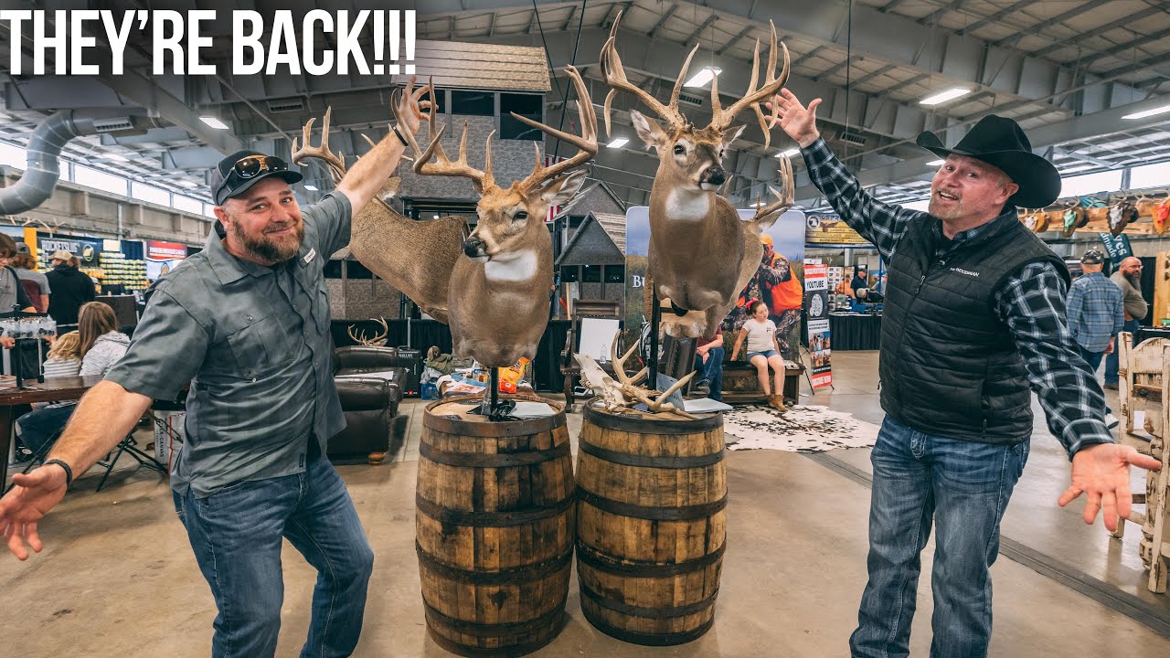 WE GOT OUR BUCKS BACK! Whiskey Barrel Deer Mounts