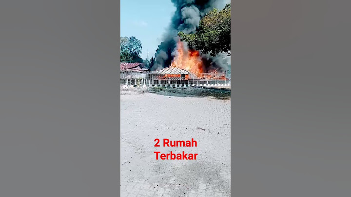 RUMAH TERBAKAR DI KOMPLEKS PELABUHAN POSO #kebakaran #rumah #api