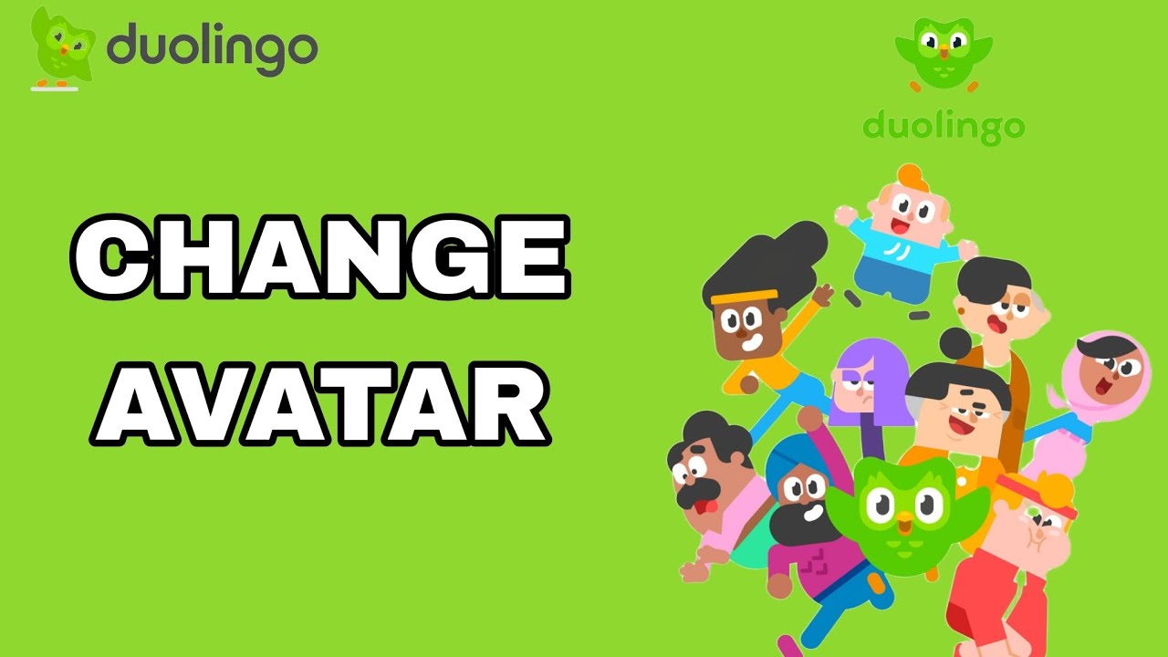 como tirar avatar do duolingo