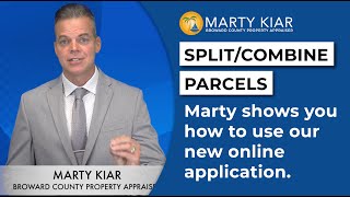 Combine/Split Parcels – Marty shows you how to use our new online application. screenshot 3
