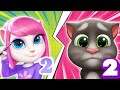 Talking Angela 2 Vs Talking Tom 2 Gameplay