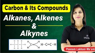 Alkanes, Alkenes & Alkynes | Carbon and Its Compound Class 10 | Poonam mam | ATP STAR KOTA