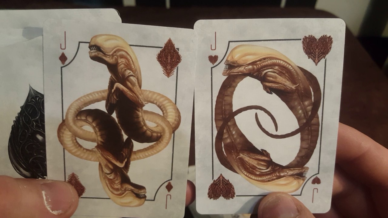 Alien Playing Cards unboxing - YouTube