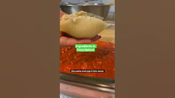Cheesy Stuffed Pasta Shells With Sweet Italian Sausage 