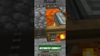 Automated Rubber!!! #create #minecraft #gaming #rubber #automation