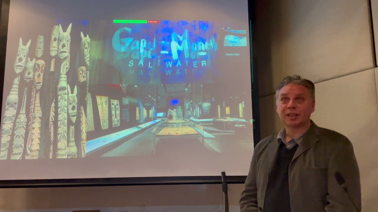 Matt Poll - lecture 13 July 2022 - Oceanic Art Society, held National Art School, Sydney, Australia