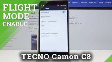 How to Enable Flight Mode in Tecno Camon C8 - Airplane Mode
