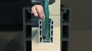 Sistema di ringhiere in vetro regolabili #aluminum #balcony #glass #hardware #rail