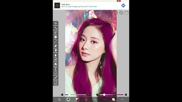 TWICE TZUYU SMUDGE EDIT | IbisPaint X | #KPOP #viral #shorts
