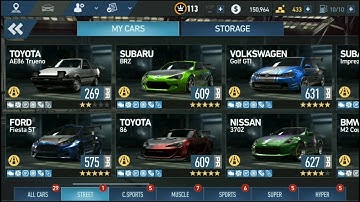 Need for Speed No Limits - My Garage [2019. 03. 27.]