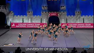 University of Minnesota Dance Team Jazz 2024 DREAM ON  Semifinals College Nationals