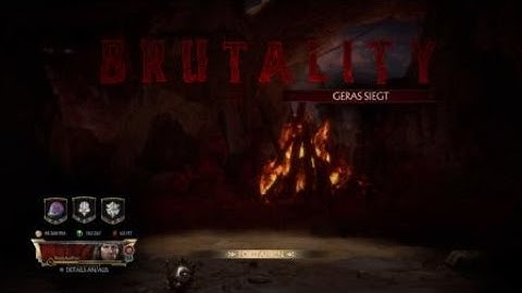Mortal Kombat 11 Geras Luckality Level 4 Brutality,