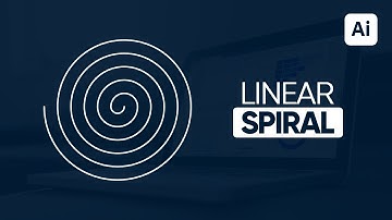 How to Create Linear Spiral in Illustrator | Adobe Illustrator Tutorial // Linear Spiral Tutorial